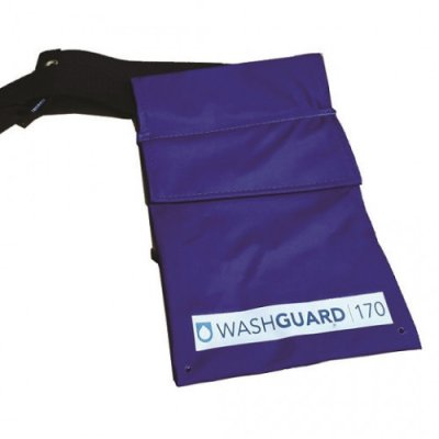 Sac de buse r&eacute;sistant aux produits chimiques Washguard avec couvercle, bleu