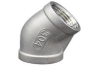 1/8" 45 Degree Elbow F/F 150LB 316 BSPP ISO 4144