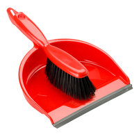 Hand Dust Pan Set, Red