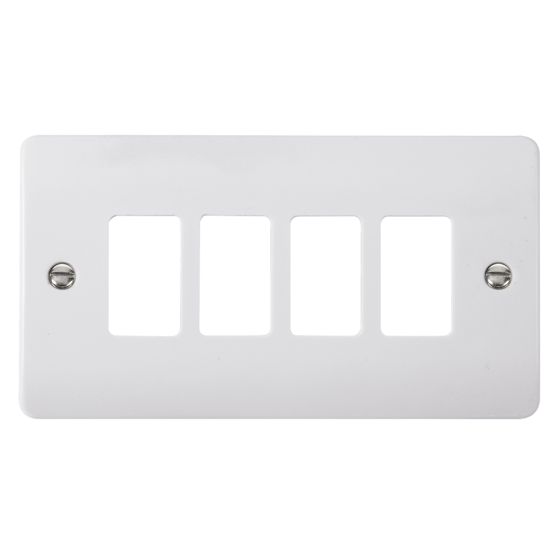 Click Gridpro 4G Plate White CMA20404