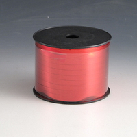 Red Metallic Ribbon. 250mtrs Long