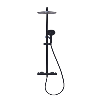 Fuse Drench Shower - Matt Black