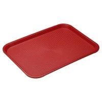 *Everyday Service* Fast Food Tray, Large Red - 18x14" Carton of 25