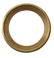 Aries Round Bevelled 68cm Mirror Country Gold