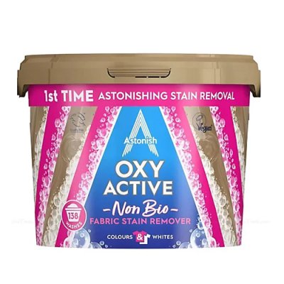 Astonish Oxy Active Stain Remover Non Bio - 3kg