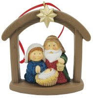 Resin Hanging Nativity/3 Figures/3 inch   (89229)