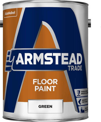 Armstead Trade Floor Paint Green 5L Paint 5218609