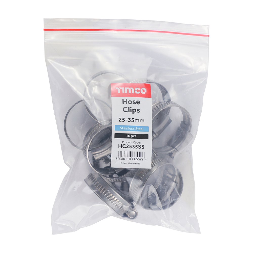 TIMCO HC2535SS adjustable stainless steel hose clip
