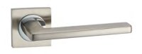 Senelli Lizzano Lever On Square Rose Polished Chrome/Satin Nickel
