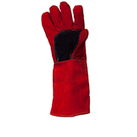 671005 Welding Gloves-Rd/Blk, Premium