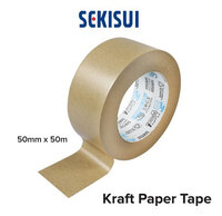 2" Sekisui Kraft Paper Tape Brown (50 metres)