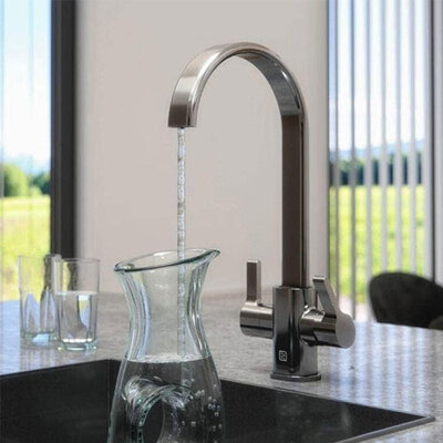 Vibrance Twin Lever Kitchen Mixer Paddle Levers - Chrome 1