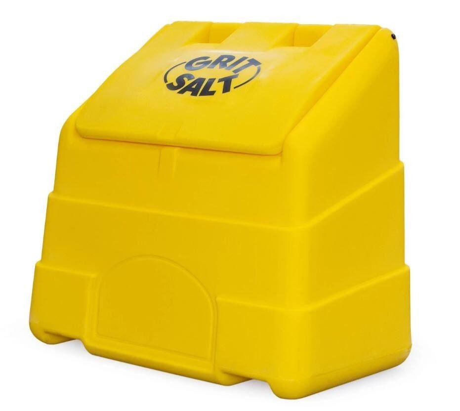 GRIT BIN /SALT BOX TITAN 200L/250KG YELLOW YELLOW