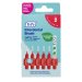 TePe Interdental Brushes 10 x 6 Size 2 Red 0.5mm  *New recyclable packaging*