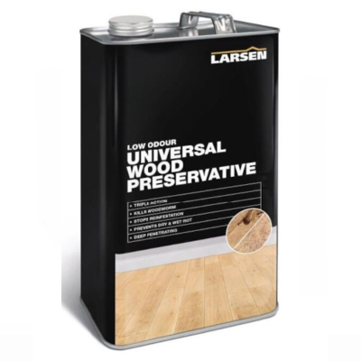 Larsen 5ltr Low Odour Universal Wood Preserver - Clear