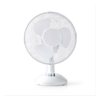 Benross 9" Oscillating Desk Fan - White | 439101