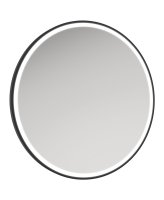 ASTRID BEAM ILLUMINATED METAL FRAME ROUND 800X800MM MIRROR