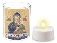 Battery Votive Light & Holder/Perpetual   (87846)