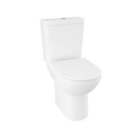 Tucker French Pro Round Comfort Height Open Back Close Coupled Pan Pack (Pan, 4/2.6Ltr Cistern + Soft Close Seat)