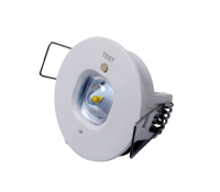 DESMOND 1.5W Non-Maintained 40 mm Emergency LED Downlight LiFePO4 Battery Open white