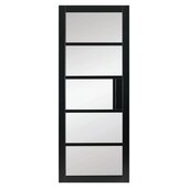 F011 Mayfair Crittall Clear Glass Premium Primed Black