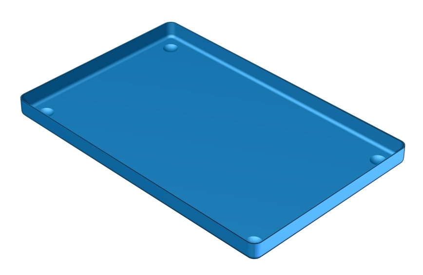 Nichrominox Aluminium Instrument Tray Blue - DMI Dental Consumables Ireland - Next Day Delivery