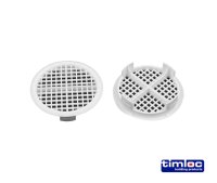 CSV CIRC SOFFIT VENT WHITE