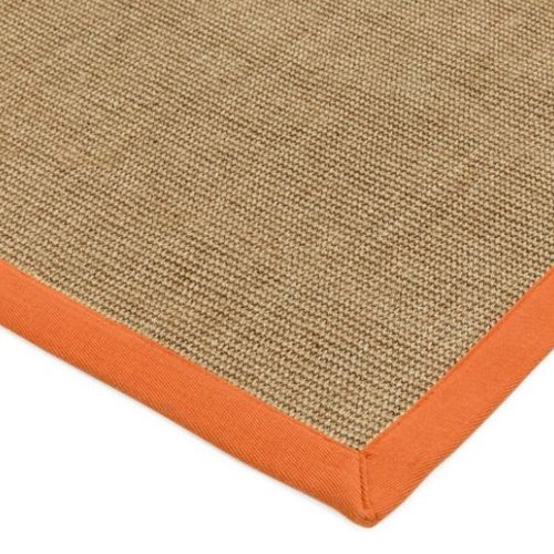 Sisal Rug Linen/Orange - 120 x 180cm 3