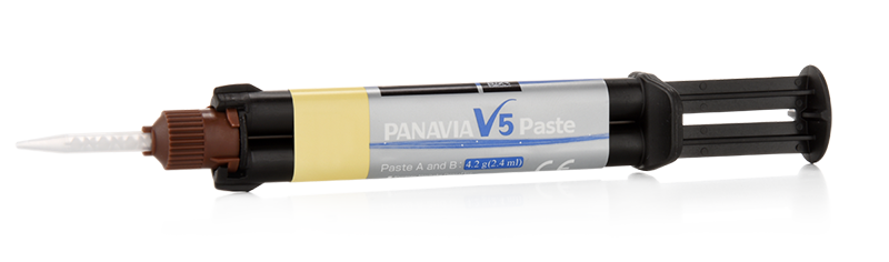Kuraray Panavia V5 Paste 4.6ml Syringe Brown - DMI Ireland's Leading Dental Supplier - Next Day Delivery