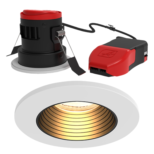 Ansell Prism Pro Anti Glare CCT Fire Rated Downlight