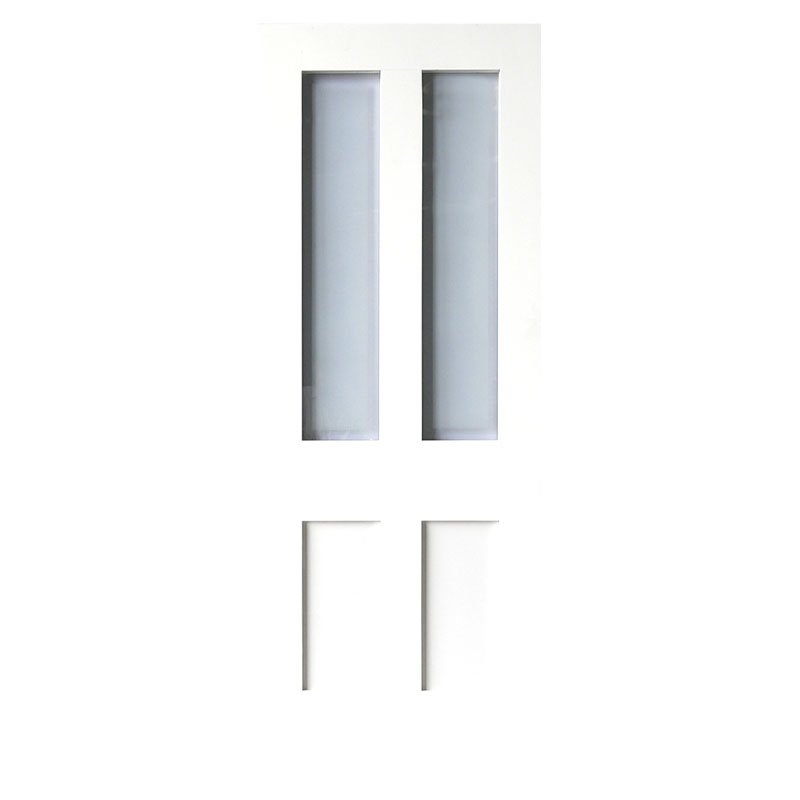 Burford 4 Panel Glazed White Primed