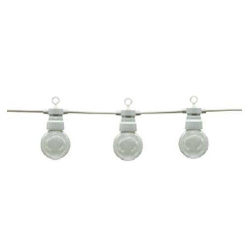 Optonica White Outdoor String Light With Bulbs 10pc 8m