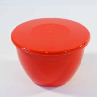 2lb (820ml) Red Pudding Bowl & Lid - 20 PER PACK