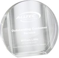 12.5cm Circular Award (Satin Box)