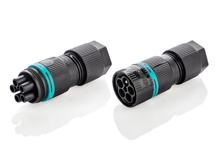 Techno Plug & Play Connector 5 Way THB.387.A5A.L.R In Stock Demesne