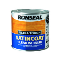 RONSEAL ULTRA TOUGH SATINCOAT CLEAR VARNISH 250 ML