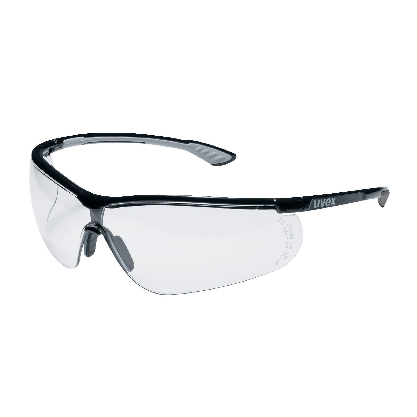 Uvex Sportstyle Safety Spectacles - Black/Grey One Size
