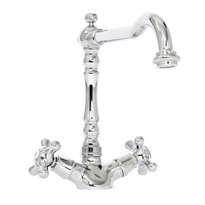Balmoral Twin Cruciform Sink Mixer