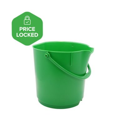 Foodgrade production bucket - 15 ltr, green