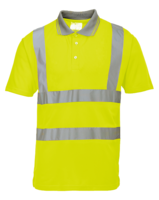 Hi Vis Short Sleeved Poloshirt EN471 Yellow