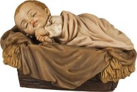 Resin Baby Jesus & Manger 3 inch   (89012)