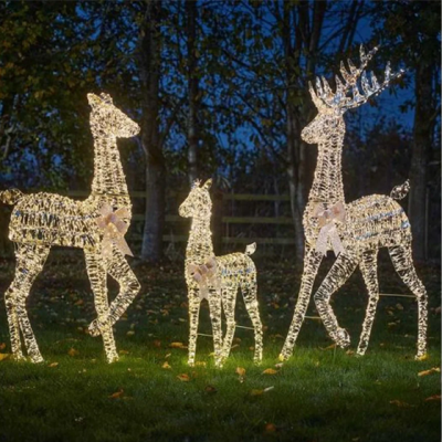 Three Kings Gold Twist Stag - 150cm