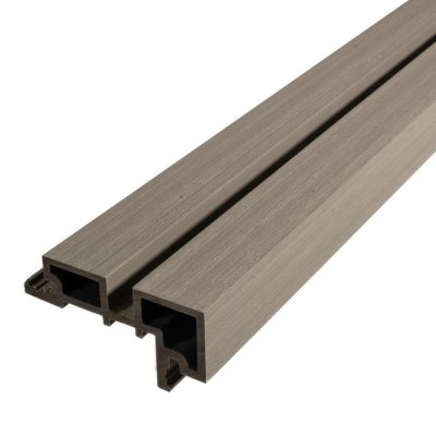 Linear Slatted External Corner Trim 2.9m Driftwood 49x99mm for Tippers Composite Cladding