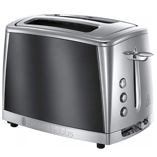 Russell Hobbs Luna 2 Slice Toaster - Moonlight Grey