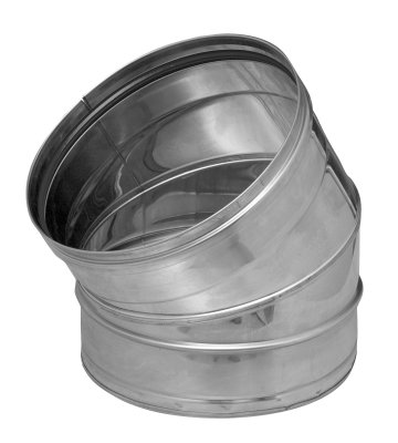 Inox enkelwandig bocht 30&deg; &Oslash;150