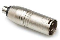 3-pin XLR plug - phono socket