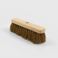 Hillbrush Soft Sweeping Broom with Threading & Natural Coco Fill, 275mm