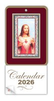 Calendar/Sacred Heart/Silver Highlights   (9575/SH)