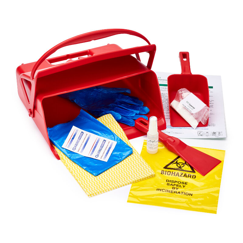 Bio Hazard Spillage Kit, Red