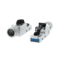 Prysmian Cat6a Screened Field Termination Plug - Silver